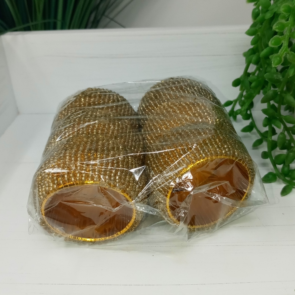 NWOT Beaded Napkin Ring Holders - Picture 3 of 6